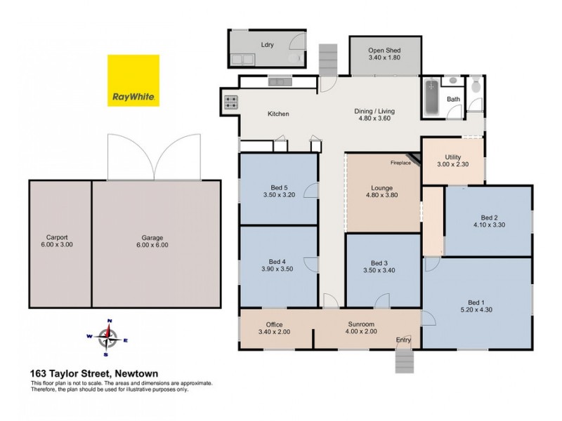 163 Taylor Street, Wilsonton QLD 4350 Floorplan