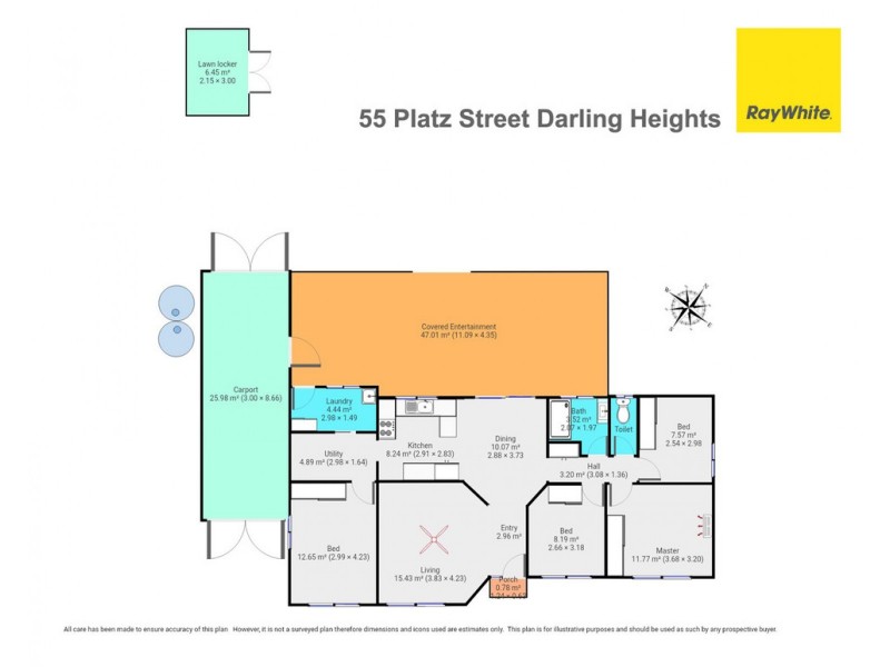 55 Platz Street, Darling Heights QLD 4350 Floorplan