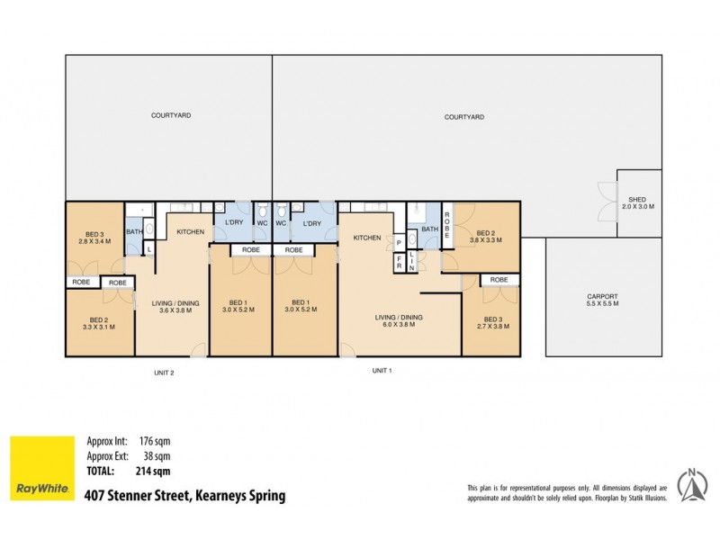 407 Stenner Street, Kearneys Spring QLD 4350 Floorplan