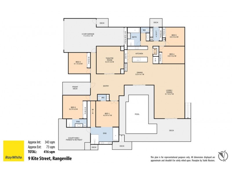 9 Kite Street, Rangeville QLD 4350 Floorplan