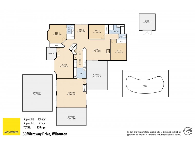 30 Wirraway Drive, Wilsonton QLD 4350 Floorplan