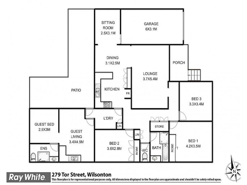 279 Tor Street, Wilsonton QLD 4350 Floorplan