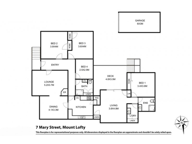 7 Mary Street, Mount Lofty QLD 4350 Floorplan