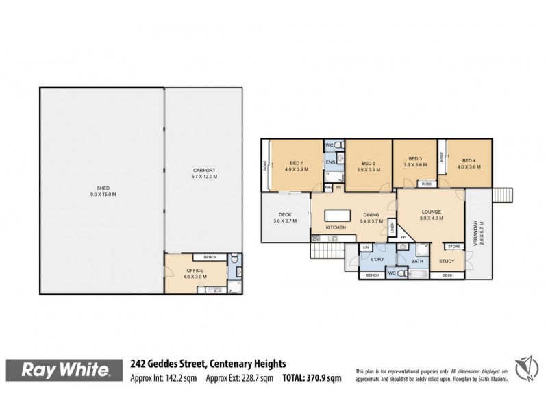 242 Geddes Street, Centenary Heights QLD 4350 Floorplan