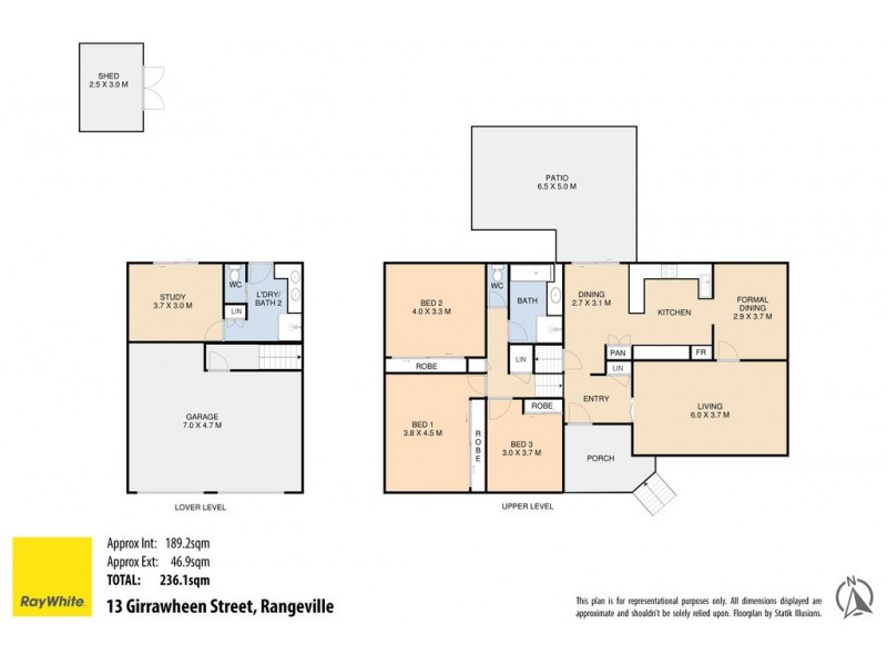 13 Girrawheen Street, Rangeville QLD 4350 Floorplan