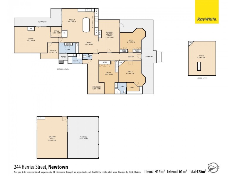 244 Herries Street, Newtown QLD 4350 Floorplan