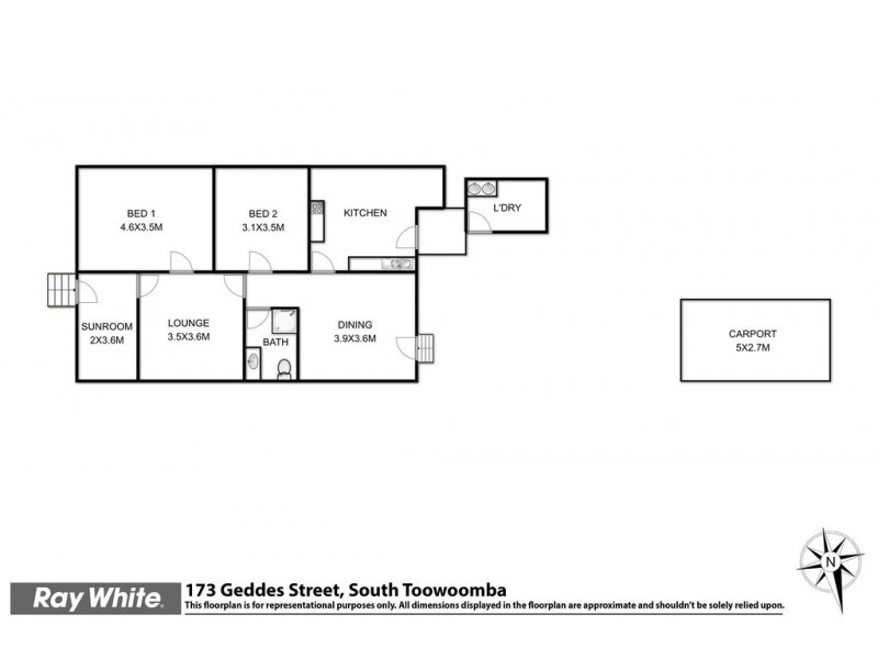 173 Geddes Street, South Toowoomba QLD 4350 Floorplan