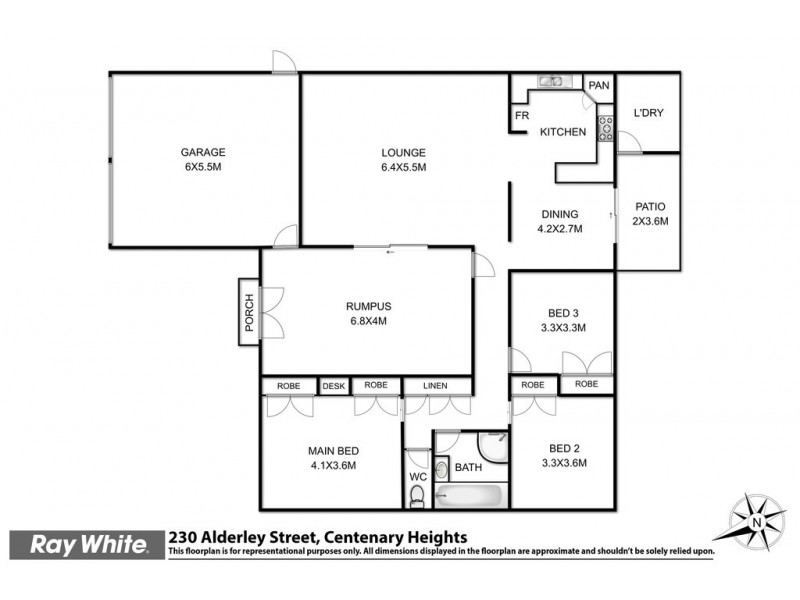 230 Alderley Street, Centenary Heights QLD 4350 Floorplan