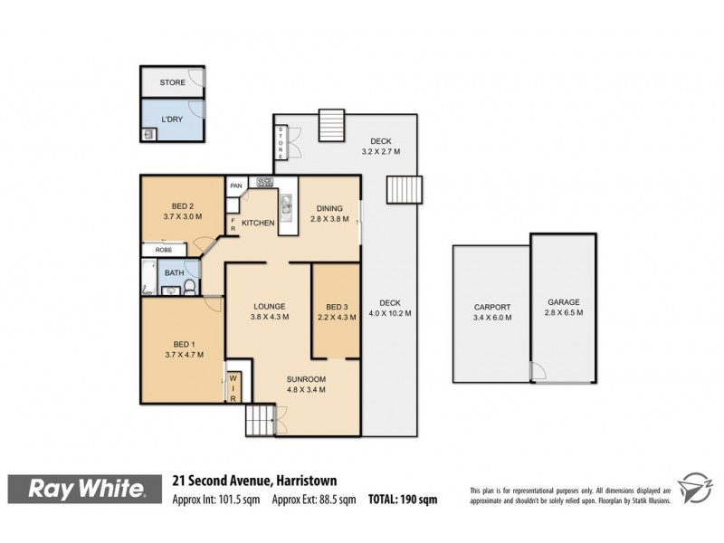 21 Second Avenue, Harristown QLD 4350 Floorplan