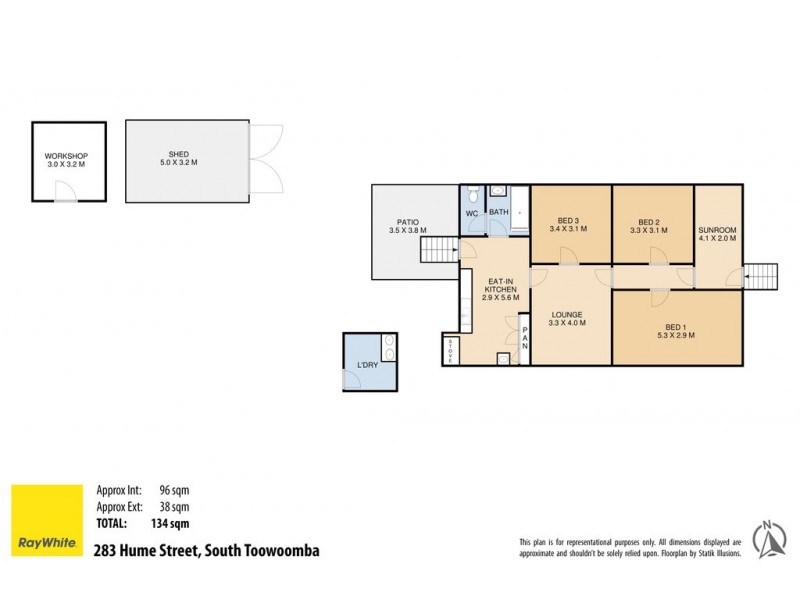 283 Hume Street, South Toowoomba QLD 4350 Floorplan