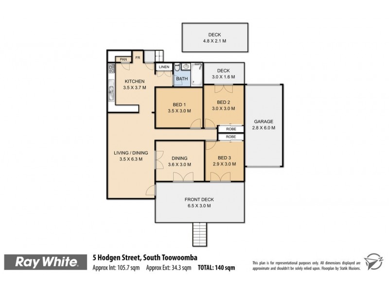 5 Hodgen Street, South Toowoomba QLD 4350 Floorplan
