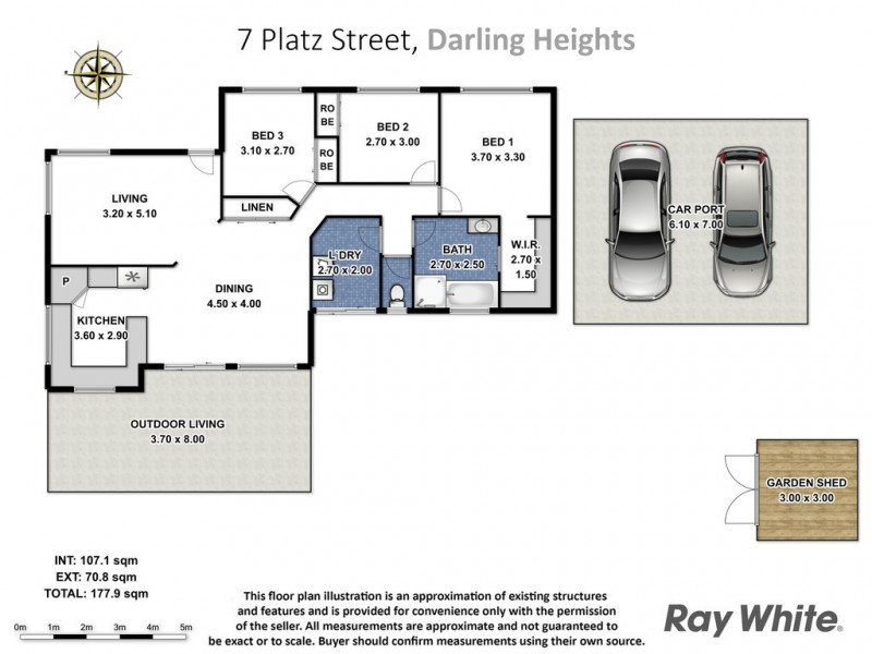 7 Platz Street, Darling Heights QLD 4350 Floorplan