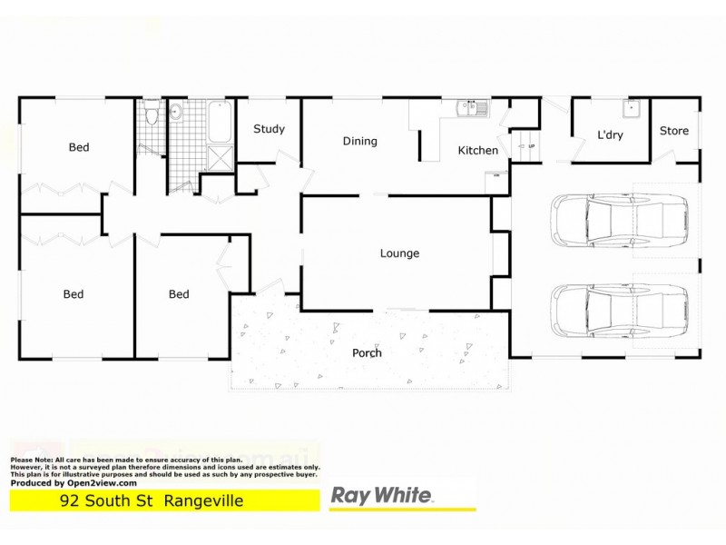 92 South Street, Rangeville QLD 4350 Floorplan