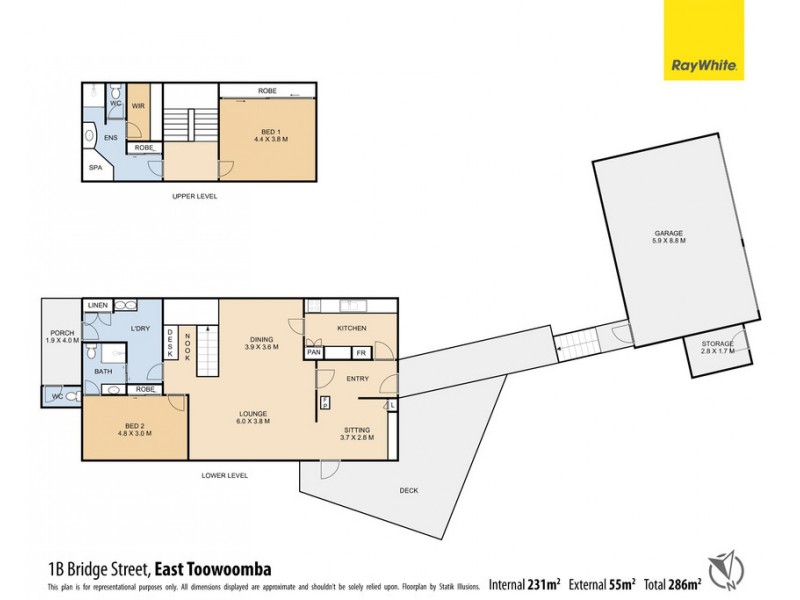 1B Bridge Street, Mount Lofty QLD 4350 Floorplan