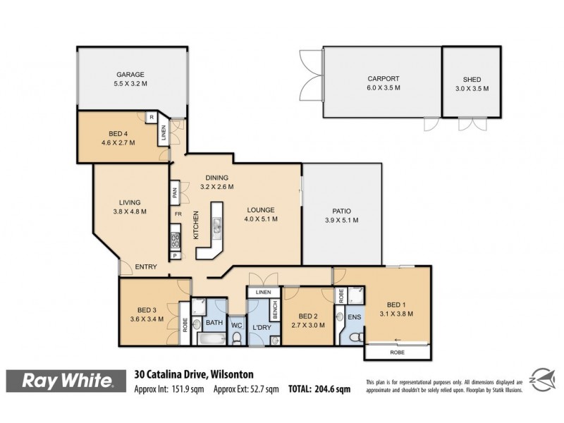 30 Catalina Drive, Wilsonton QLD 4350 Floorplan