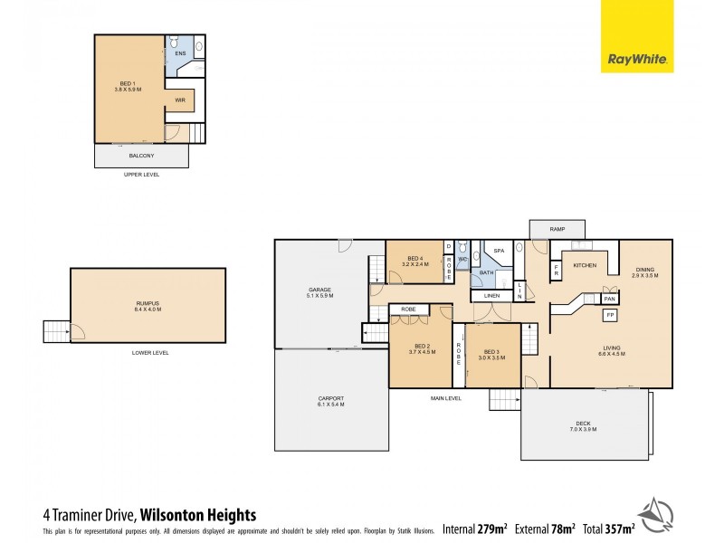 4 Traminer Drive, Wilsonton Heights QLD 4350 Floorplan