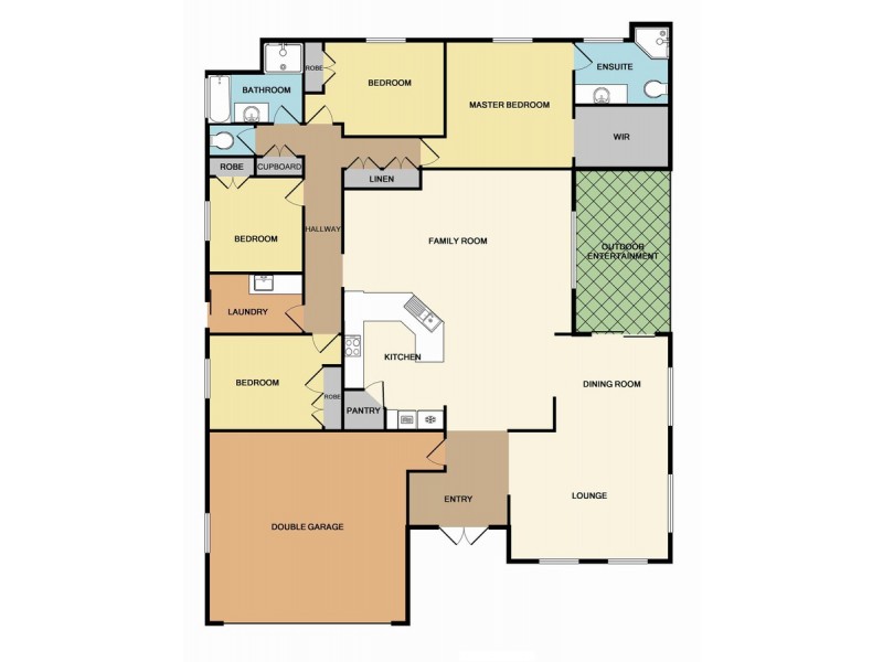 12 McShane Drive, Mount Kynoch QLD 4350 Floorplan