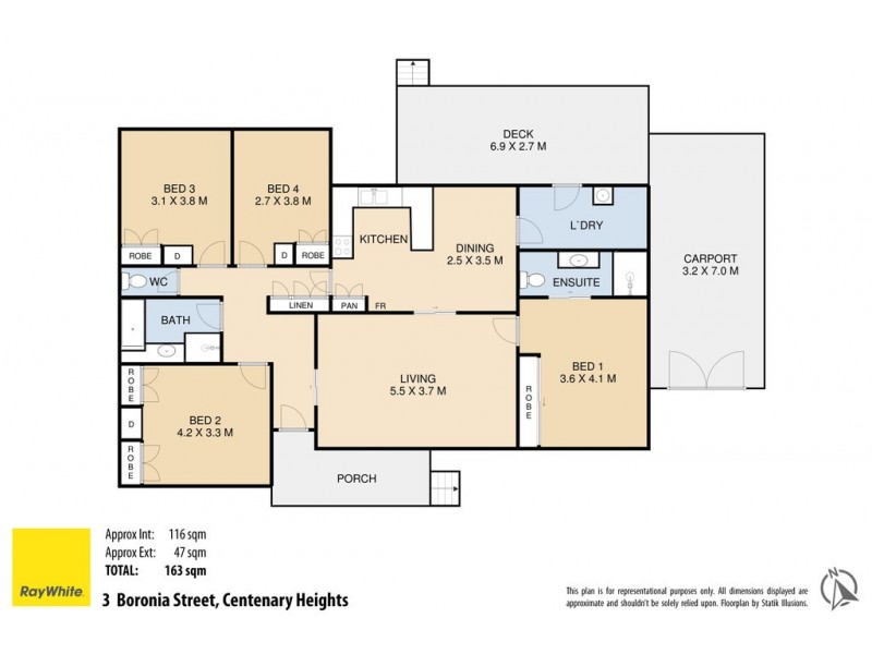 3 Boronia Street, Centenary Heights QLD 4350 Floorplan