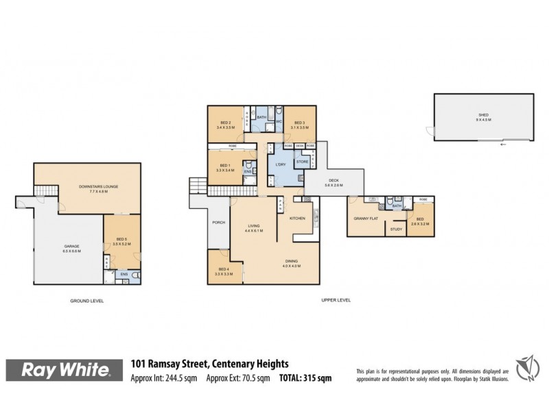101 Ramsay Street, Centenary Heights QLD 4350 Floorplan