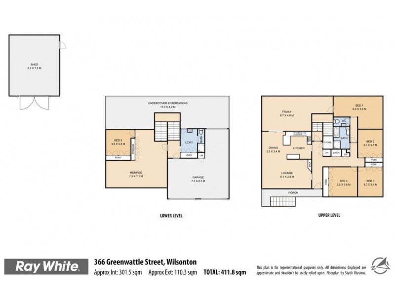 366 Greenwattle Street, Wilsonton QLD 4350 Floorplan