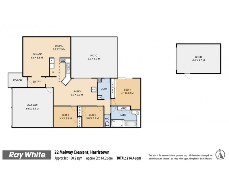 22 Melway Crescent, Harristown QLD 4350 Floorplan