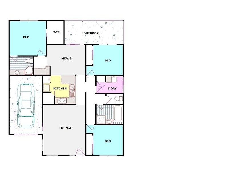 2/16 Salisbury Street, Darling Heights QLD 4350 Floorplan