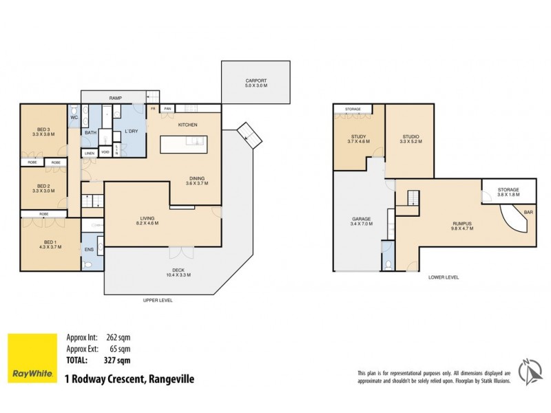 1 Rodway Crescent, Rangeville QLD 4350 Floorplan