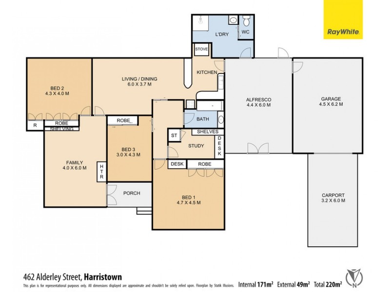 462 Alderley Street, Harristown QLD 4350 Floorplan