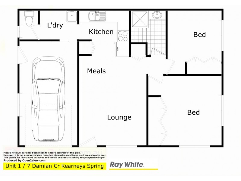 1/7 Damian Crescent, Kearneys Spring QLD 4350