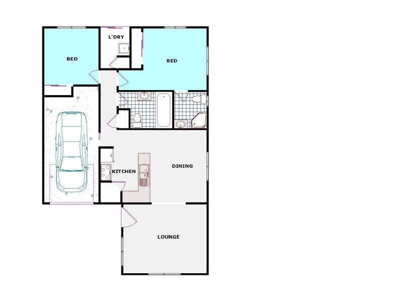 3/41 Gordon Avenue, Newtown QLD 4350 Floorplan