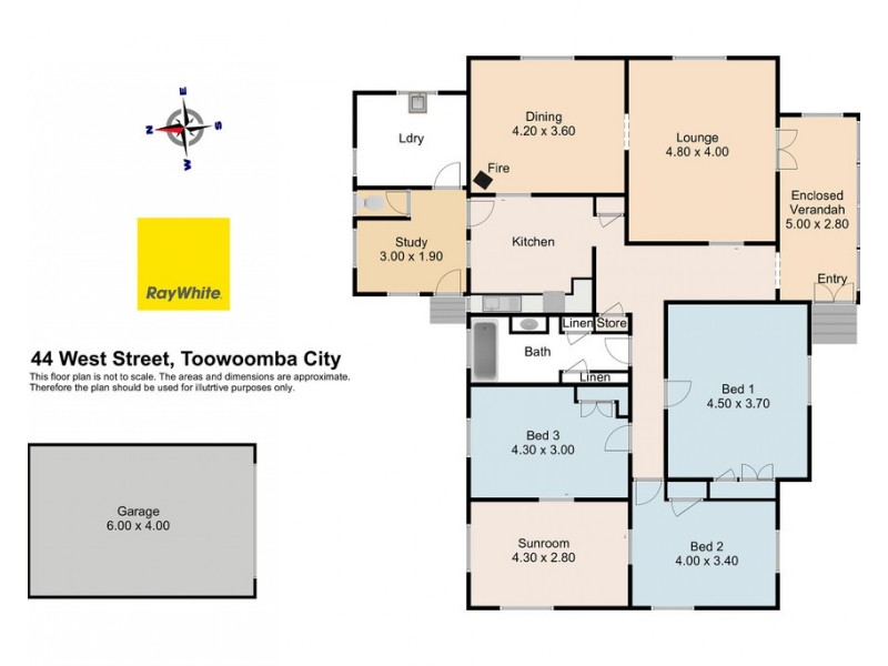 44 West Street, Toowoomba City QLD 4350 Floorplan