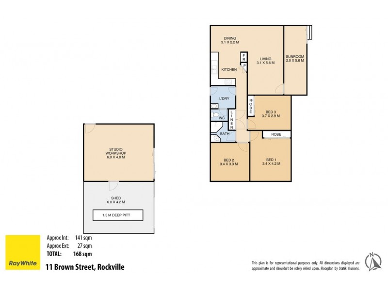 11 Brown Street, Rockville QLD 4350 Floorplan