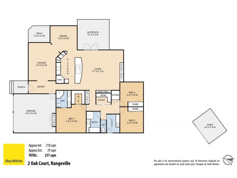 2 Oak Court, Rangeville QLD 4350 Floorplan