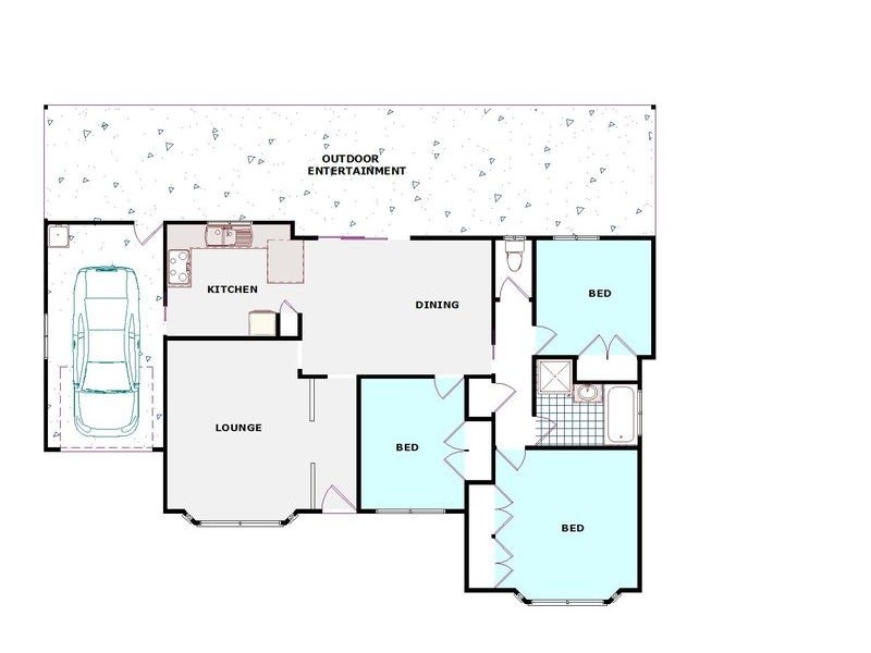 54 Moore Crescent, Wilsonton QLD 4350 Floorplan