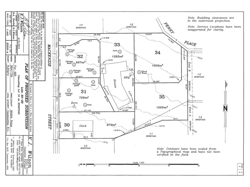 412 Mackenzie Street (Proposed Lots 30 – 35), Middle Ridge QLD 4350