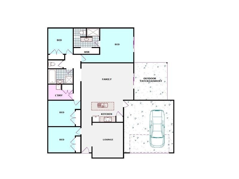 14 Goshawk Drive, Highfields QLD 4352 Floorplan