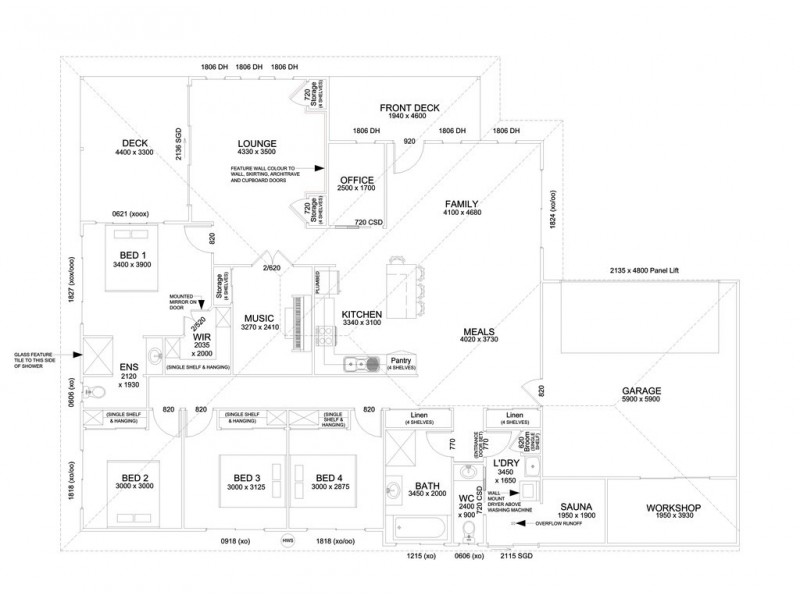 1 Wareena Crescent, Glenvale QLD 4350 Floorplan