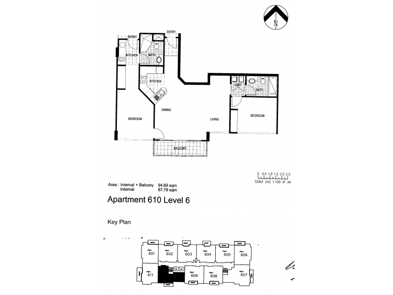 Unit 610/532- 544 Ruthven Street, Toowoomba QLD 4350 Floorplan