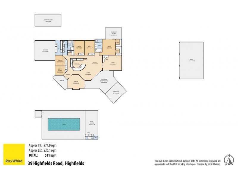39 Highfields Road, Highfields QLD 4352 Floorplan