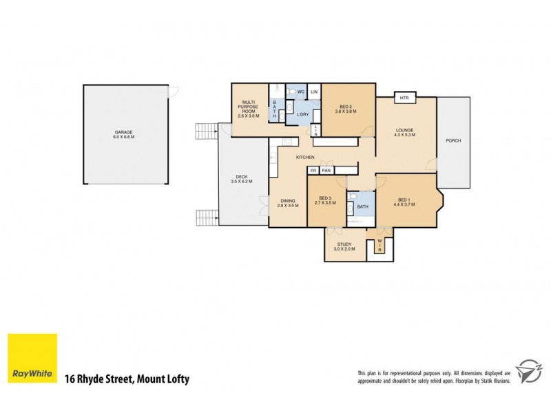 16 Rhyde Street, Mount Lofty QLD 4350 Floorplan