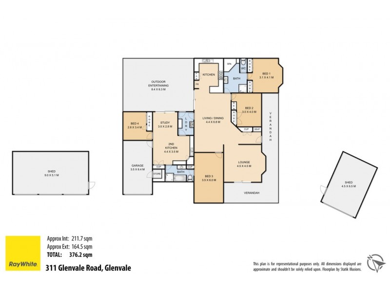 311 Glenvale Road, Glenvale QLD 4350 Floorplan