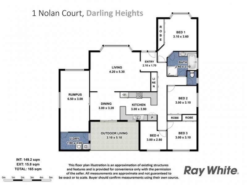 1 Nolan Court, Darling Heights QLD 4350 Floorplan