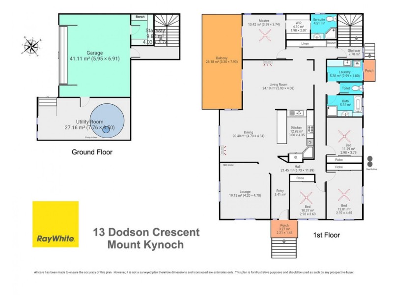 13 Dodson Crescent, Mount Kynoch QLD 4350 Floorplan