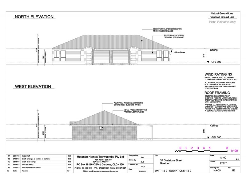 Proposed unit 3/3B Gladstone Street, Newtown QLD 4350