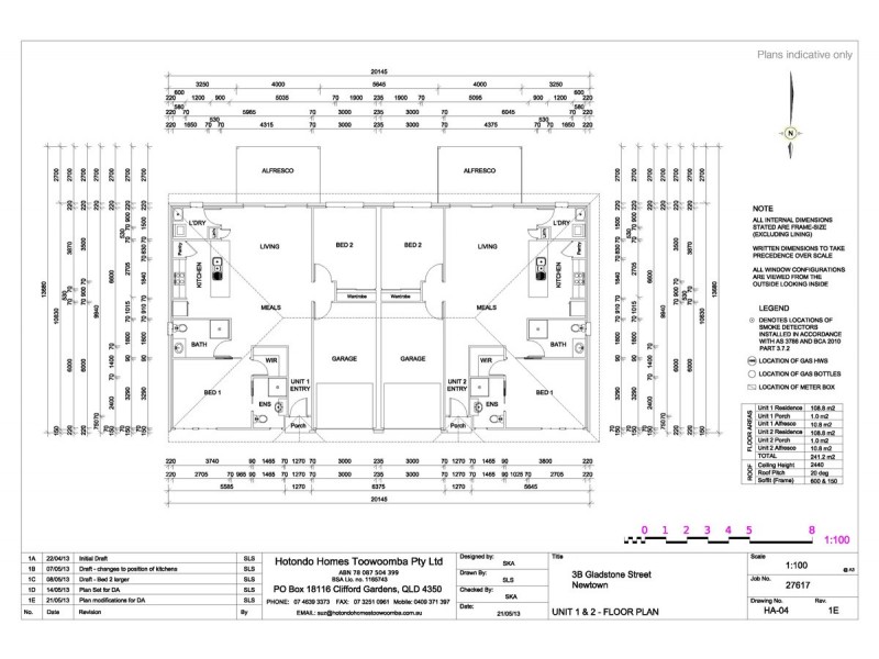 Proposed unit 3/3B Gladstone Street, Newtown QLD 4350