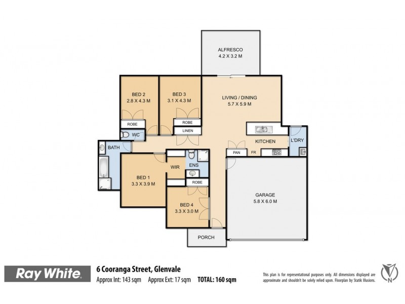 6 Cooranga Street, Glenvale QLD 4350 Floorplan