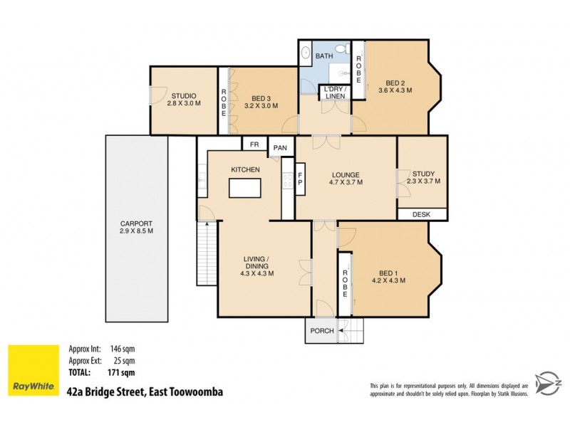 42A Bridge Street, East Toowoomba QLD 4350 Floorplan