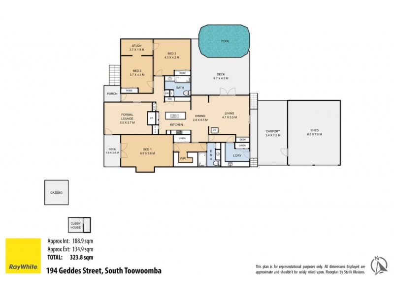 194 Geddes Street, South Toowoomba QLD 4350 Floorplan