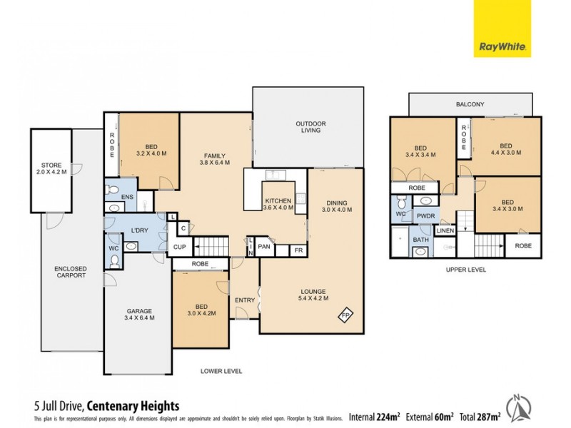 5 Jull Drive, Centenary Heights QLD 4350 Floorplan