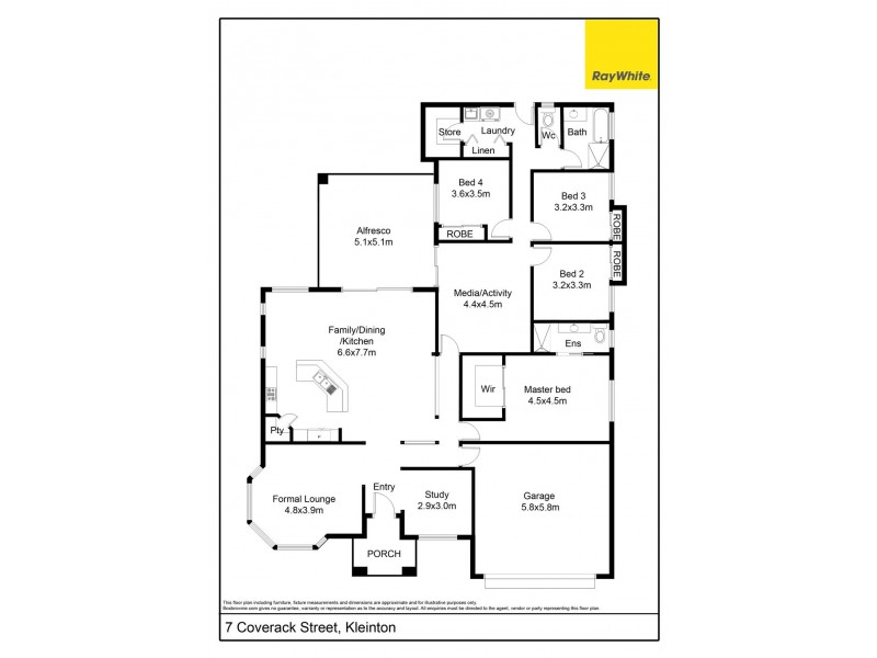 7 Coverack Street, Kleinton QLD 4352 Floorplan
